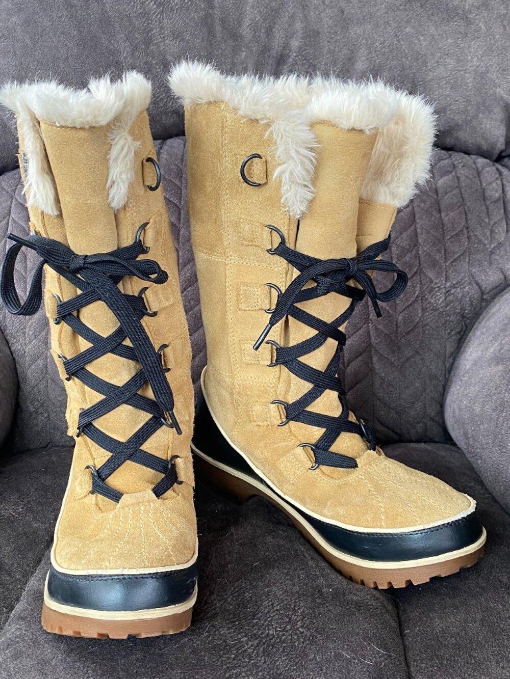 Sorel Women's Tan Tivoli High NL2093 373 Waterproof Winter Boots‎ Size US 9